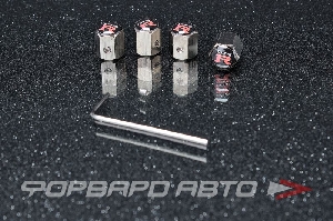 Колпачок вентиля колеса GTS-R с шестигранником (не для алюминиевого ниппеля) MELCO TA051