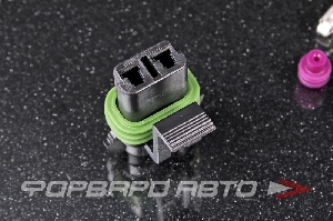 Разъем 2 way для насоса топливного Walbro, вентилятора Spal, 18-16 AWG (MP280-SKT2) 1.60-2.15 mm, Metri-Pack 280 DELPHI 15300027
