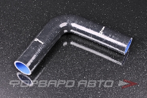 Патрубок силиконовый 45 мм, 90°, L=200*200 мм, 4 слоя армировки, чёрный FORA ASHU03-90-45(200)