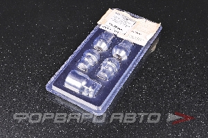 Секретки для колес гайки 12*1,5*32 мм, конус с выступом, закрытые, хром LS 416445H1