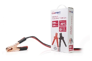 Провода пусковые усиленные 2,5м, 500А (сумка в комплекте) CARFORT BC-2050