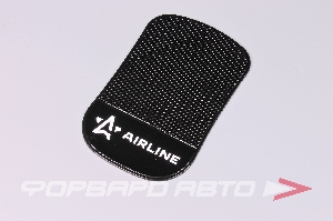 Коврик противоскользящий черный 140*80 см AIRLINE ASM-B-01