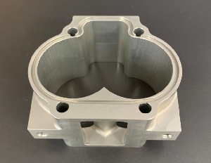 Секция насоса масляной системы сухого картера, Rotor Housing, Bottom Mount, 1.700" Wide, Port Diverter Inlet, No Outlet DRY SUMP SOLUTIONS 02-06-5040-1.700