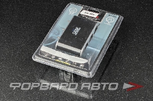 Разветвитель прикуривателя на 3 гнезда, USB 1000mA, тумблеры, провод, индикатор вкл. KS-AUTO 