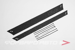 Зимняя заглушка решетки переднего бампера (Privilege, Privilege Luxe) для Renault Logan 2014- РУССКАЯ АРТЕЛЬ ZRRL-041402