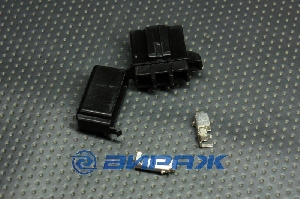 Колодка под флажковый предохранитель EURO с самозажимными клеммами  