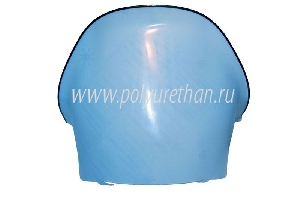 Стекло для снегохода Тайга Люкс (2мм, h=610мм) ПОЛИУРЕТАН 50-44-424Pc