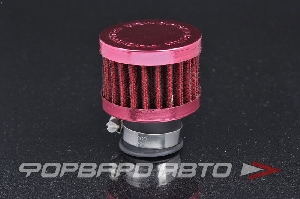 Фильтр вентиляции картерных газов, D=25 мм., красный PROSPORT RS-01128