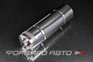 Глушитель Вход = 51 мм Выход = 51 мм Длина = 400 мм, нержавеющая сталь MPE 120x400x51