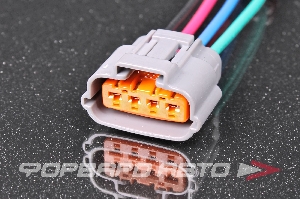 Разъем 4-х контактный датчика положения дроссельной заслонки (с проводами) CARGEN AX6744