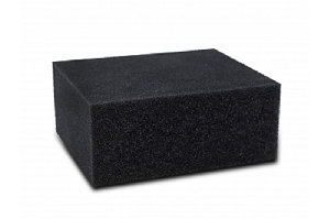 Губка черная химостойкая 120 х100 х 50 мм GRASS IT-0453