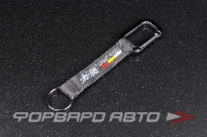 Брелок MUGEN POWER с карабином, текстильный  