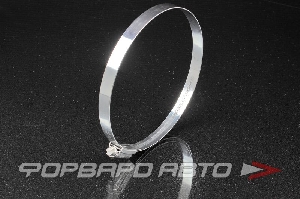 Хомут червячный 110-140мм, гальванизированный HI-GRIP 