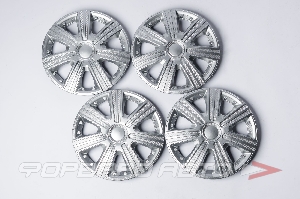Колпак колесный R13" DTM серебристый, к-т 4шт STAR S13010