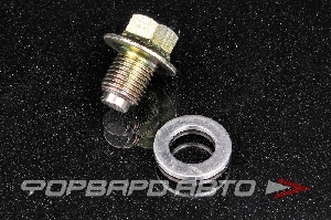 Купить Пробка сливная 12*1,25 масляного поддона с магнитом MASUMA M-49 Пробка сливная 12*1,25 масляного поддона с магнитом MASUMA M-49