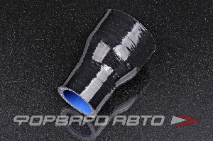 Патрубок силиконовый 38-57 мм, L=100 мм, 4 слоя армировки, чёрный FORA ASHU02-38>57
