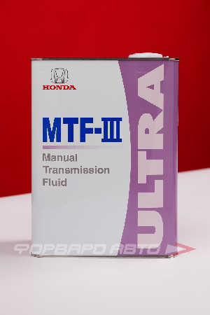 Масло для МКПП MTF-III, 4л HONDA 08261-99964