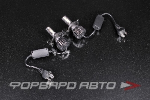 Лампа светодиодная головного света H4 12V 40W, 4500LM, 6000K, с радиатором SARITI F5/F6/F8