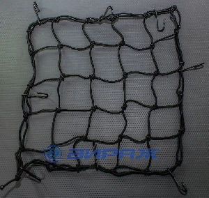 Сетка багажная 40*40см. 8крюков, STELS 54367