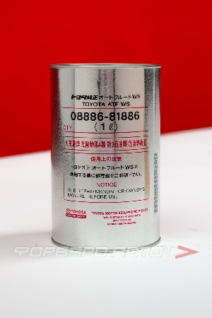 Масло для АКПП 1л, ATF WS (металл) TOYOTA 08886-80807
