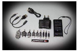 Устройство зарядное для телеф., (на солн батар.11 перех. метал.корпус), Тайвань  