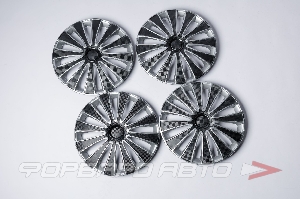 Колпак колесный R15" GMK SUPER BLACK, к-т 4шт STAR S15021