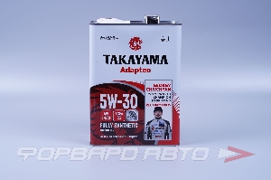Масло моторное 5W30 4л, ADAPTEC SN/СF С3 металл (с) TAKAYAMA 6056086