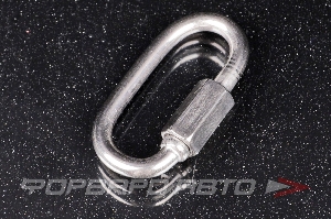 Карабин винтовой  4мм (смычка цепи) А4 нерж. <> 9077