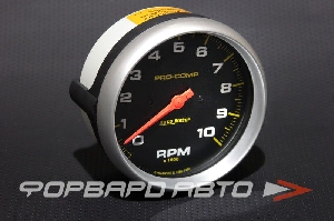 Тахометр 5" черный корпус (серое кольцо), черный циферблат 0-10,000 RPM Pro-Comp AUTO METER 5160