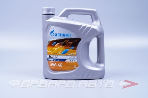 Масло моторное 5W40 4л, Super SG/CD GAZPROMNEFT 2389907722