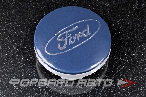 Колпачок ступицы для литых дисков Ford, 50,5/52,8-55 мм Blue Китай Ford, 50,5/52,8