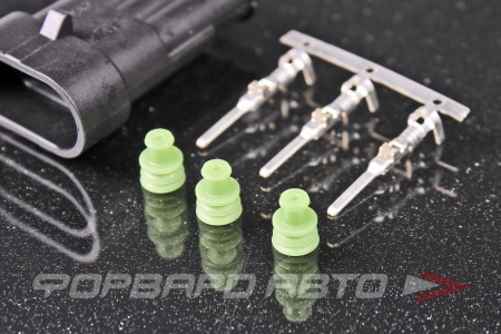 Купить Разъем 3 way 22-20 AWG (SS15-PIN1) 1.2-1.6mm (SS15-SL1) Tyco Еlectronics 282105-1