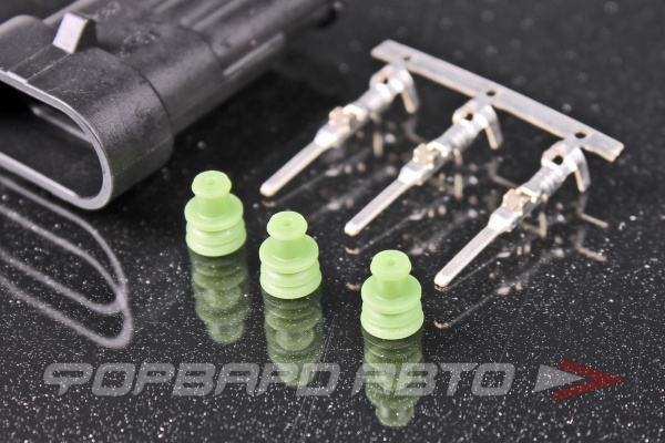 Разъем 3 way 22-20 AWG (SS15-PIN1) 1.2-1.6mm (SS15-SL1) Tyco Еlectronics 282105-1