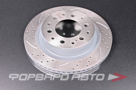 Купить Диск тормозной перфорированный, левый G-BRAKE GFR-22967L