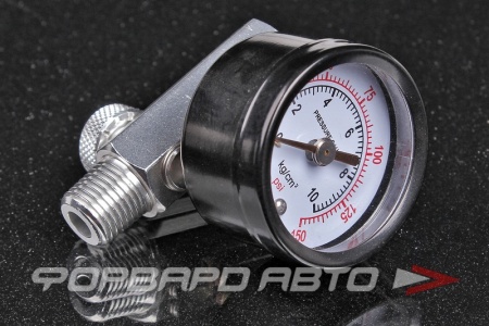 Купить Регулятор на покрасочный пистолет 1/4" с манометром THB V512