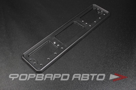 Купить Накладка под номер пластиковая усиленная (ЧЕРНАЯ) <> АВ006-ч