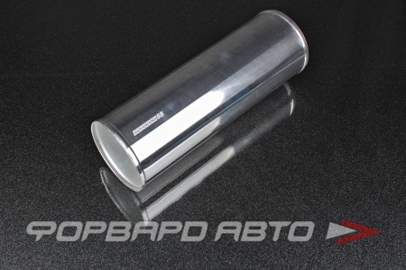 Купить Патрубок алюминиевый 102 мм прямой хром AUTOBAHN88 