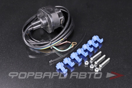 Купить Проводка фаркопа с розеткой 7 контактов 1,5 м универсальная AIRLINE ATE-10