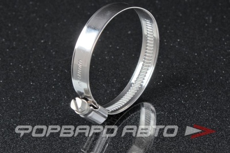 Купить Хомут червячный 40-60мм, нержавеющ.сталь <> 