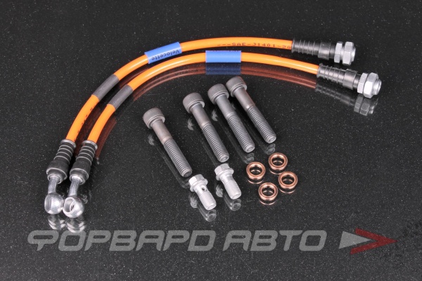 Комплект тормозной системы R18 Toyota LC150 (суппорта + диски + колодки + шланги) BREMBO STYLE 