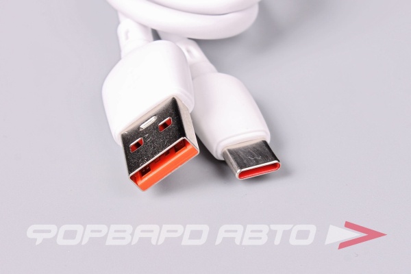 Кабель USB Type-C 100W 6А (белый) 1м BOROFONE BX93
