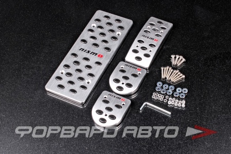 Купить Накладки на педали "NISMO", алюминиевые, 3 шт. для МКПП GYCA YT3-Pedal-14 nismo