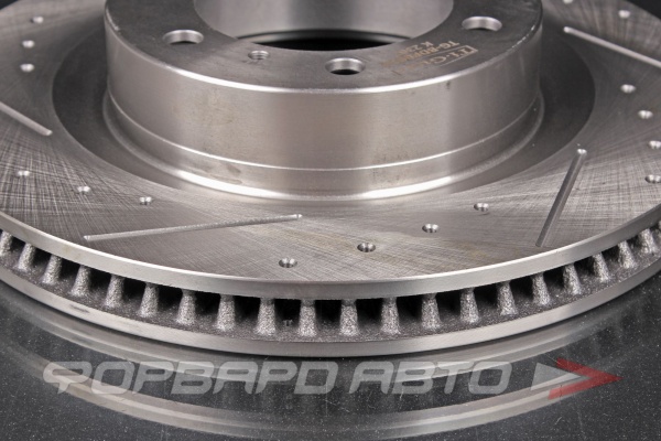 Диск тормозной передний левый TI-GUAR TG-BDP0016