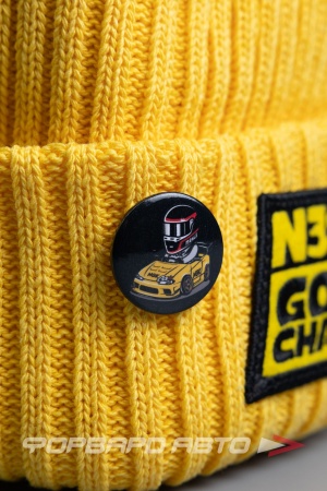 Купить Значок металлический (круглый) "GOCHA MAN", черный ФОРВАРД АВТО 