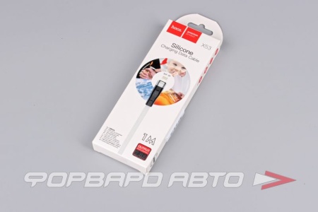Купить Кабель USB iPhone  силиконовый белый 1м HOCO X53