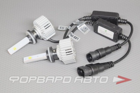 Купить Лампа светодиодная головного света H3 12-24V 36W, 4000LM, 6000K/3000K, с вентилятором SARITI 