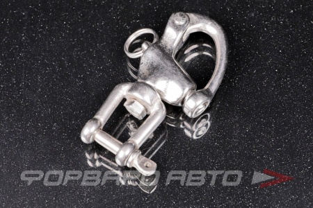 Купить Карабин отцепной с вилкой 70мм. А4 нерж. <> 