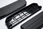 Накладки на пороги Defender 110 (черный) <> 