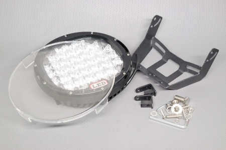 Купить Фара светодиодная 185W (5W*37), 9-32V, 6500K, 17575Lm, Размер: Dфара=225, H=85, Рассеивающий свет FHE-technology HT-G07 185W flood (CREE)