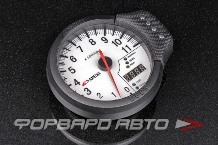 Купить Тахометр 120 мм с возможностью отображения температуры масла/воды, APEXI STYLE, до 11000 об/мин EPMAN TK-APX8000W